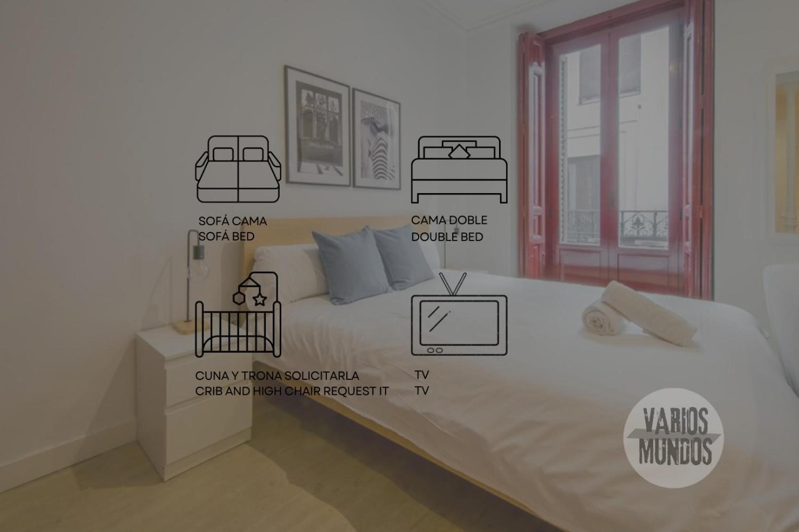 Beautiful Loft Para 3Pax En Huertas-Cortes Madrid Exterior foto